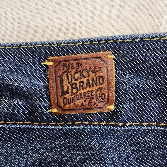 Lucky Brand size 12 / 31 reg inseam vintage denim wide flare leg - Picture 8 of 12